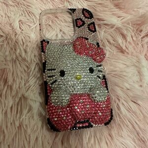 Hello Kitty Rhinestone iPhone 14 Pro Case